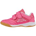 Kappa Kickoff Low-top, Pink/White, 8.5 UK Child