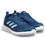 adidas Men Synthetic & Textile Restound M Running Shoes BLUNIT/FTWWHT/PULBLU UK-9, Dark Blue