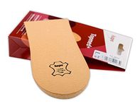 1 x Heel Raise, Heel Lift Elevator, Heel Pad, Orthotic Wedge, Many Widths and Heights, Leather Cover, Kaps Topmed Plus, Supplied to NHS, 1 Piece (Height 15 mm / 0.6 inch - Size L)