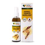 Herbal Strategi Termite Repellent Spray - 100ml | Natural & Eco-Friendly | Termite Killer | Wood Preservative | Controls Termites, Borers | 100% Herbal and Chemical free | Baby and Pet safe