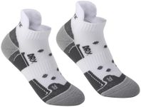 Karrimor Womens 2 Pack Running Socks Sports White/Grey Marl 4-8