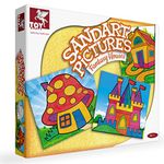 ToyKraft: Sand Art Pictures, Activity Toys for 3+ Year Old Boys Girls, Gift for Girls Boys, Toddler Toys Games (Fantasy Homes)