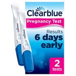 Clearblue Early Detection Pregnancy Test – 6 Days Ultra Early, No Test Can Tell You Sooner – 2 Tests