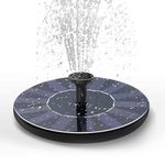 Elevea𝟏𝟓 𝐘𝐄𝐀𝐑𝐒 𝐖𝐀𝐑𝐑𝐀𝐍𝐓𝐘 Solar-Powered Water Fountain with Automatic Pump – 5 Nozzle Sprayer Heads, Brushless Motor & Energy-Saving Design for Outdoor Decor
