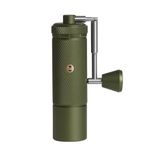 TIMEMORE Chestnut S3 Coffee Grinder with External Point to Point Precision Digital Adjustment, Stainless Steel S2C890 Burr, 30g Capacity, Suitable for Travel/Camping (Olive Green)