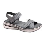 IVACHY Women's Casual Sandals - Comfortable Platform Heel, Velcro Closure, Simple Design- Availble size UK 3 to 7.5