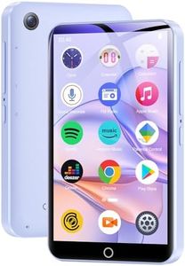 MP3 Player with Bluetooth and WiFi, 80GB MP3 & MP4 Players with Camera, Android MP3 Player with Spotify Amazon Music Deezer Audible, 4.02 Inch Touch Screen HiFi Music Player for Kids with Speaker