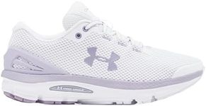 Under Armour Women's UA Charged Gemini Running Shoes, White 101, 6.5