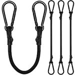 Bungee Cords with Carabiner, 12 Inc