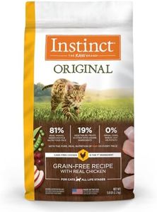 Instinct Original Dry Cat Food, Raw Coated Kibble, High Protein, Grain Free Recipe - Real Chicken, 5 lb. Bag