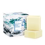 Allbestaye Mite Remove Soap Facial Soap Rich In Sea Salt Quickly Mites Repair Nourish Cleansing One Piece