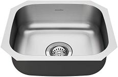 American Standard 18SB6181600S.075 Portsmouth 18" x 16" ADA Single Bowl Stainless Steel Kitchen Sink, 18 x 16 inch