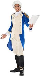 Morph Costumes George Washington Costume For Men Colonial Costume Men Adult Halloween Costume For Men Large