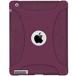 Amzer Exclusive Silicone Skin Jelly Case Cover for iPad 3 - Purple