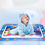 MOM CARE Baby Play Mat - Inflatable Tummy Time Water Mat, Fun Activity Center for Kids Toys Indoor and Outdoor - Leakproof, Pack of 1 Set, Blue