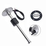 Geloo Fuel Level Sensor, Marine Boat Fuel Sender Car Fuel Water Level Sensor 316 Stainless Steel Unit 5 Hole Fit for Fuel Water Gauge 0~190 ohm 150MM