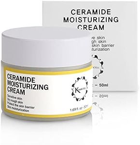 [Kranicell] Ceramide Natural Moisturizing Cream 1.69 Ounce For Anti Aging Wrinkles Under Eye Forehead Neck Moisturizer To Lift Firm Smooth Restoring Hydrating, Dry And Sensitive Sk