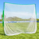 FORB Portable Garden Golf Net 7ft x 7ft – Durable Pop-Up Net for Home Practice – Versatile for Multiple Ball Sports – Easy Assembly with Carry Bag