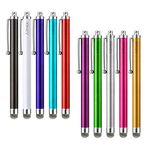 Stylus Pen, ARYKX 10 Pack of Fiber Mesh Tip Stylus for Touchscreen Devices Universal Precision Stylus Pen for iPhone, iPad, Kindle, Apple iPad Air 1 & 2, iPad 3, iPad Pro, Tablet, Smartphones