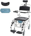 4-in-1 Bedside Commode Chair, Tilt 