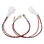 Car Audio Speaker Wiring Harness, 10W Car Audio Speaker Wiring Harness Power Speaker Wire Car Audio Speaker Spacer Adapter Speaker Wire Clips Accessory ABS 12V Connector Cable Replacement for Nissan