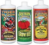 Fox Farm FX14049 Liquid Nutrient Trio Soil Formula: Big Bloom, Grow Big, Tiger Bloom (Pack of 3 - 32 oz. bottles)