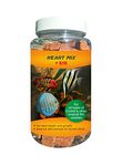 V aquaria Heart Mix + Krill Freeze Dry 50gms - Fish Food with Rich Source of Omega-3 Fatty Acids. Suitable for Discus, Cichlids & Other Tropical Fish. (Freeze Dry)