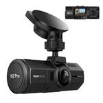 VANTRUE N2 Pro 2.5K Front and Inside Dash Camera for Uber, 1440P Dual Dash Cam for Trucks, Car Dashcam, IR Night Vision, 24H Motion Detection Parking Mode, G-Sensor, Support 256GB Max