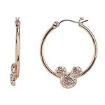 Disney Mickey Mouse Hoop Earrings, 