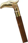 Brass Eagle Head Victorian Style Gentlemen's Cane Designer Wood Walking Stick