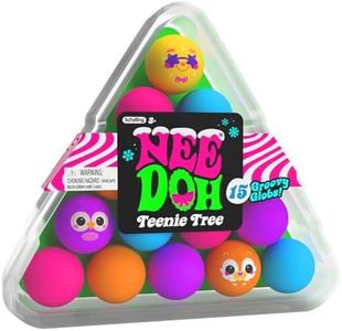 Schylling Squishmas Groovy Tree Nee Doh Stress Balls 15-Pieces Pack