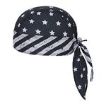 Unisex Quickly Dry Sweatband Moisture Wicking Adjustable Breathable Cycling Bandana Sun UV Protection Skull Cap Running Beanie Pirate Hat Sports Headwear Head Wraps for Men and Women Helmet Liner
