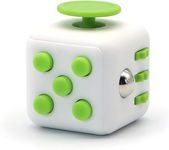 ANAB GI Fidget Cube Stress Anxiety Pressure Relieving Toy Great for Adults and Children[Gift Idea][Relaxing Toy][Stress Reliever] (Green Black)