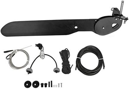 Kayak Tail Rudder,Adjustable Canoeing Accessory Tail Rudder Set,Kayak Rudder Direction Foot Control Steering Tool for Sea Kayaks Fishing Boat,Canoeing