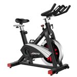 JOROTO X2 Exercise Bike for Home Use - 136kg Weight Capacity & Magnetic Resistance &16kg Flywheel & Belt Drive Indoor Cycling Bike