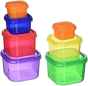 Beachbody 21 Day Fix 7-Piece Kit: Color-Coded Portion Control Containers for Meal Prep and Weight Loss, Ideal for Food Storage, BPA-Free, Reusable, with Secure Locking Lids for Freshness