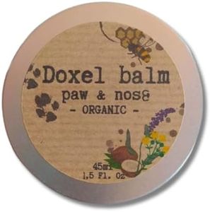 Doxel Eco Balm - Balsamo para Perros y Gatos - Hidrata, Nutre, Protege, Repara y Calma las Almohadillas, Patas y Nariz - Protector Piel y Pelaje - 100% Natural - 45ml