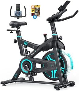 [2025 Aktualisierte]Heimtrainer Fahrrad mit APP, 0-100% Magnetwiderstand Stationäres, 15KG Schwungrad, Ultraleise, Ergometer Spinning Bike Indoor mit LCD-Monitor, Bis 160KG, Tablet-Halter