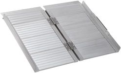 HOMCOM 2ft Folding Aluminum Wheelch