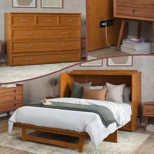 AFI Northfield Queen Size Murphy Bed Chest
