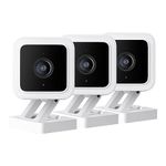 Wyze Cam v3 with Color Night Vision, Wired 1080p HD Indoor/Outdoor Security Camera, 2-Way Audio, Works with Alexa, Google Assistant, and IFTTT, 3-Pack