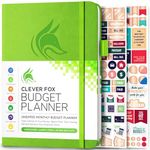 Clever Fox Budget Planner - Expense Tracker Notebook. Monthly Budgeting Journal, Finance Planner & Accounts Book to Take Control of Your Money. Undated - Start Anytime. A5 Size Green Hardcover