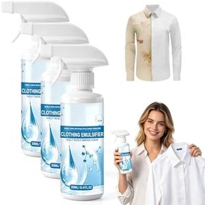 Non-ionic Laundry Emulsifying Spray, 2026 New Non Ionic Emulsifier Clothing Cleaner No Damage Fabric Spot, Non-Ionic Laundry Pre-Treatment, Multi-Purpose Clothing Stain (BlueWhite, 3PCS)