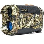 AOFAR HX-1200T Hunting Range Finder for Archery, 1200 Yards with Angle and Horizontal Distance, Accurate and Fast,Waterproof Coma Rangefinder, 6X 25mm, Range and Bow Mode, Free Battery Gift Package