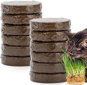 The Cat Ladies Organic Potting Soil for Indoor/Outdoor Plants, Expands to Fit 3 Inch and 4 Inch Pots - 12 Pack
