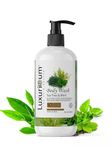 LUXURIOUM Green tea antioxidant moisturising Refreshing Relaxing Body Wash with Pepper Mint Extract 300ML| Sulphate & Paraben Free | Men and Women | Antibacterial & Anti Fungal | Long Lasting Fragrance