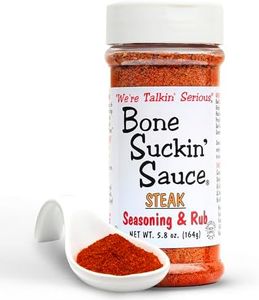 Bone Suckin' Steak Seasoning & Rub, 5.8 Oz - Grilling Rub, Dry Beef Rub, For Oven, Grilling & Pan Searing - Gluten-Free, Non-GMO, Sugar Free,Kosher, For: Meats & Veggies No Anti Caking Agent & No Msg!