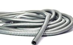 ENX™ GI Flexible Electrical Conduit Pipe to Safeguard Wires & Cables Silver Galvanized Steel (19MM 5 MTR)