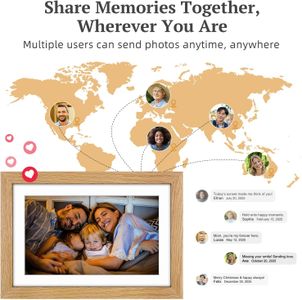 Frameo 10.1" Digital Photo Frame – WiFi, Touchscreen Display