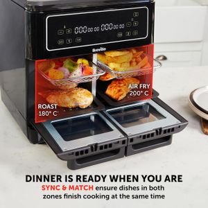 Breville Halo Flexi 11L Air Fryer – Black